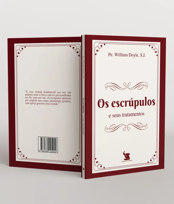 Capa do livro "Os Escrúpulos e Seus Tratamentos" de Pe. William Doyle, S.J. - Editora Cristo e Livros.